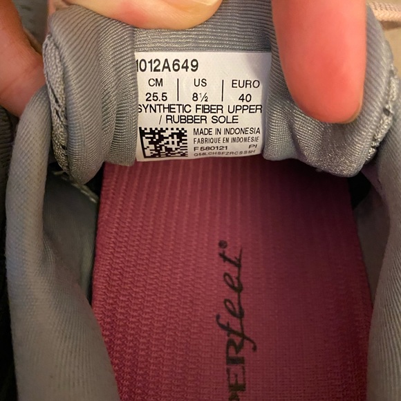 ASICS Gel Kayano 27 Sz 8.5 Womens Sheet Rock/Pure Silver Gently Used - Picture 4 of 7